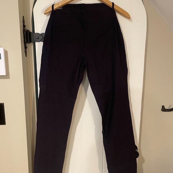 Reitmans Womens Straight Leg Petite Business Pants Size 8 Dark Blue - Picture 2 of 3